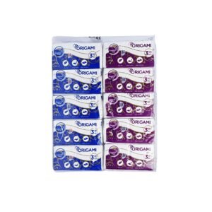 Origami Luxuria Pocket Tissues | 3 Ply | Pack of 2 | 10 Pulls Each