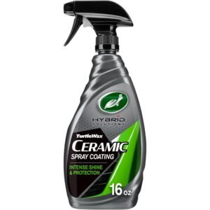 Turtle Wax Hybrid Solutions Ceramic Spray Coating, High Shine Car Wax, Offers Durable Paint Protection, Extreme Water Beading Action, Safe for Glass, Wheels, Trim and More, 473ml (Pack of 1)