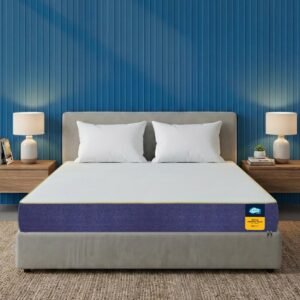 Centuary Mattresses Sleepables 8-Inch King Size Orthopedic Memory Foam Back Support Pressure Relieving Roll Pack High Resilience (HR) Foam Mattress | 10 Years Warranty | (78x72x8)