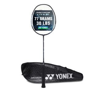 YONEX Graphite Badminton Racquet Astrox Lite 27i (G4, 77 Grams, 30 lbs Tension, Blue)