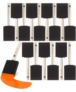 Bates- Foam Paint Brushes, 16pcs, 2 Inch, Sponge Brushes, Sponge Paint Brush, Foam Brushes, Foam Brushes for Painting, Foam Brushes for Staining, Paint Sponges, Foam Sponge Brush