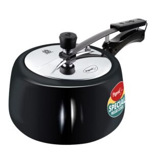 Pigeon by Stovekraft Hard Anodised Aluminium Inner Lid Cooker – 3 Litre with Induction Base, Silver, medium (14547)