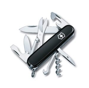 Victorinox Swiss Army Knife – Climber – 14 Functions, Multi-utility tool – Black, 91 mm (1.3703.3)