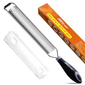 ALLTOP Lemon Zester, Hand-held Stainless Steel Food Grater