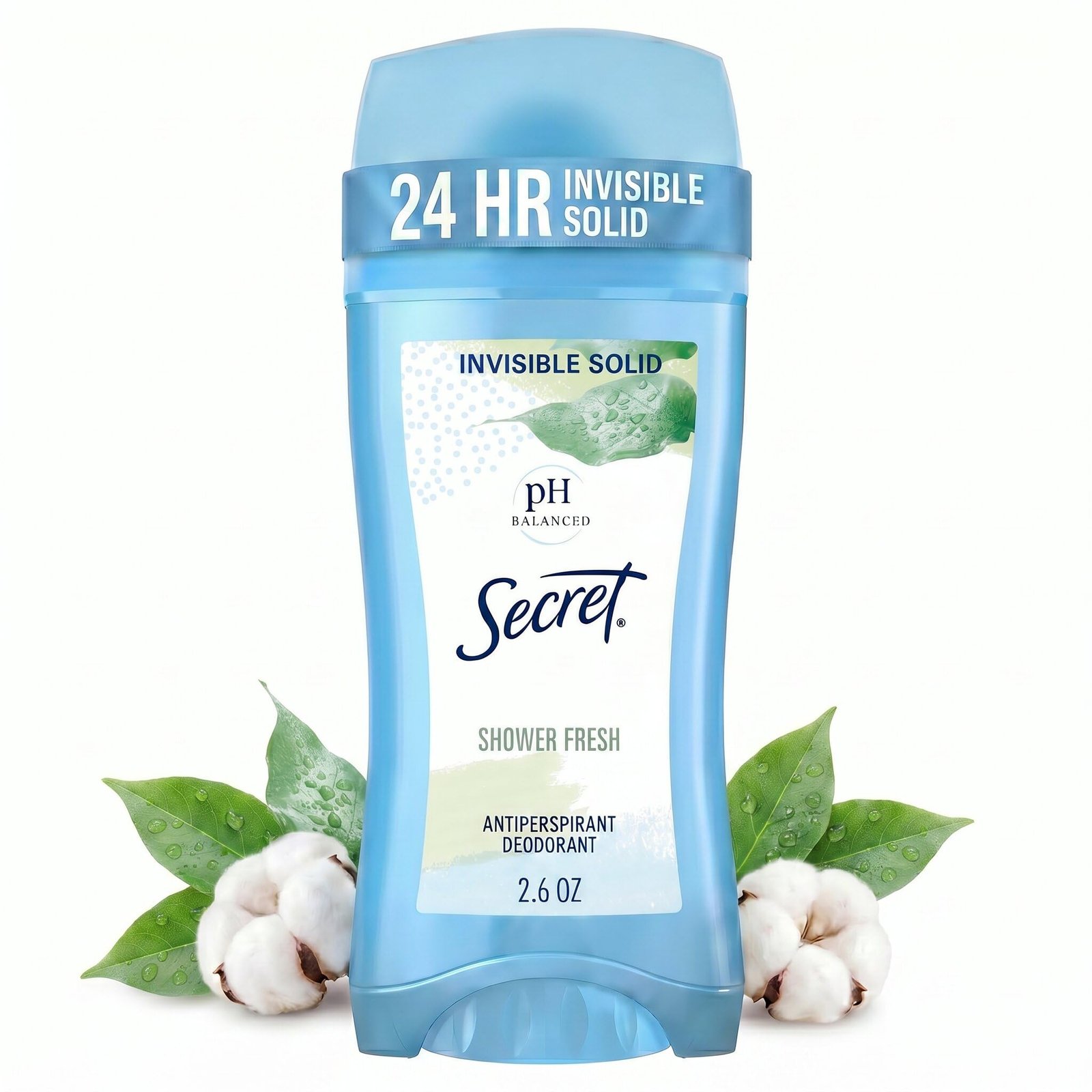 Secret Anti-Perspirant Deodorant Invisible Solid Shower Fresh 2.60 oz