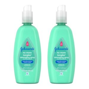 Johnson’s No More Tangles Spray Detangler, 10 Ounce (Pack of 2)