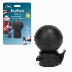 Jokari Soda Bottle Carbonation Preserver, Fizz-Keeper Pump & Pour, 2-Liter, Beverages