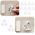 KidDough Baby Proofing Electrical Protector Socket Plug Cover Guards – Pack of 12, White, Open Socket Guards Protector for Kids Safety, Electric Plugs Cover, Baby Safety Product