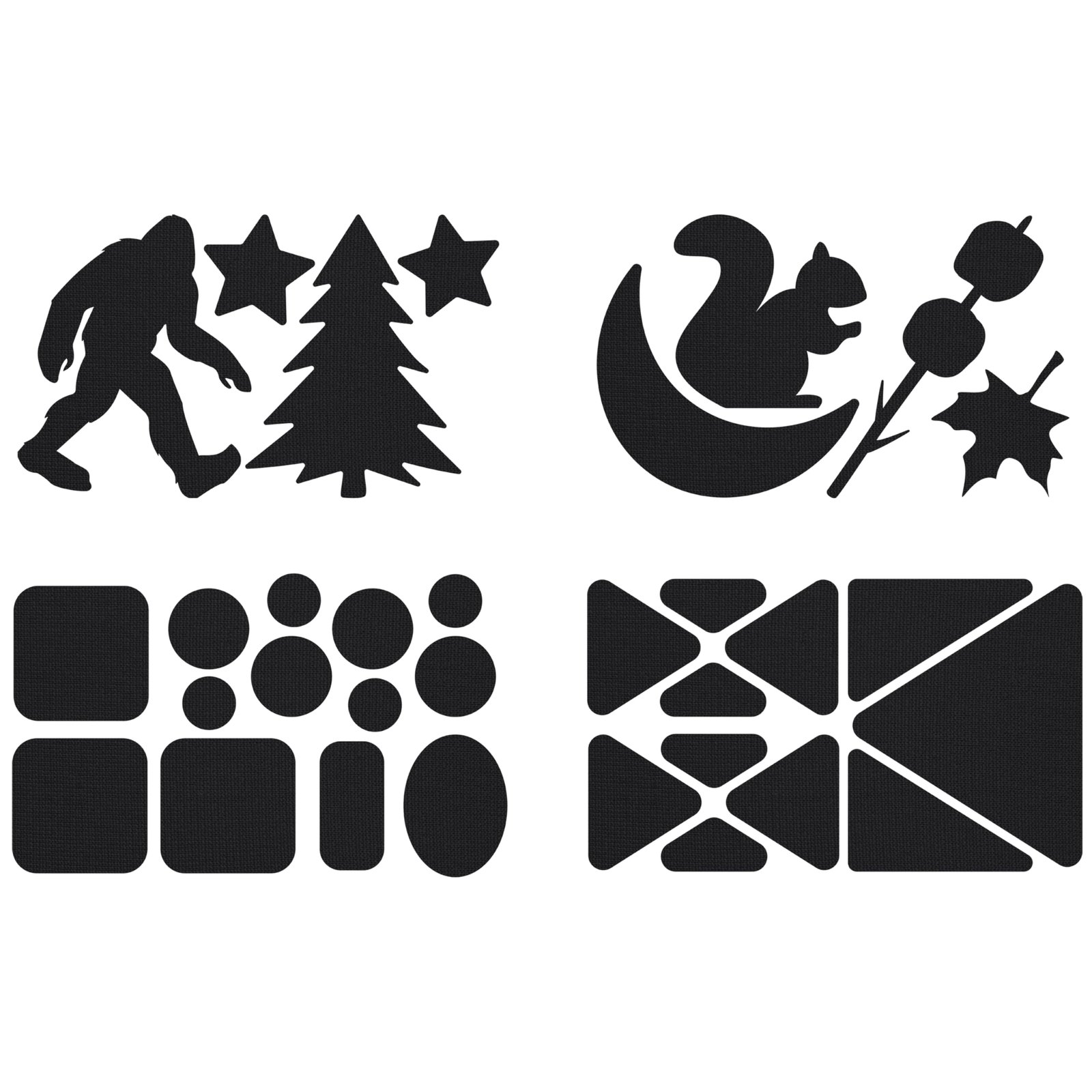 Tenacious Tape Gear Patches 20″”, Campimg, Black