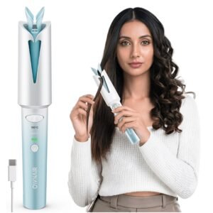Ownair Automatic Hair Curler Machine, Cordless Auto Hair Curler, 4200 mAh Rechargeable Battery, USB C Fast Charging, Left & Right Curl Modes, 160°C & 190°C Temperature Settings, Portable Curling Iron for Salon Quality Curls ,Gift for Women