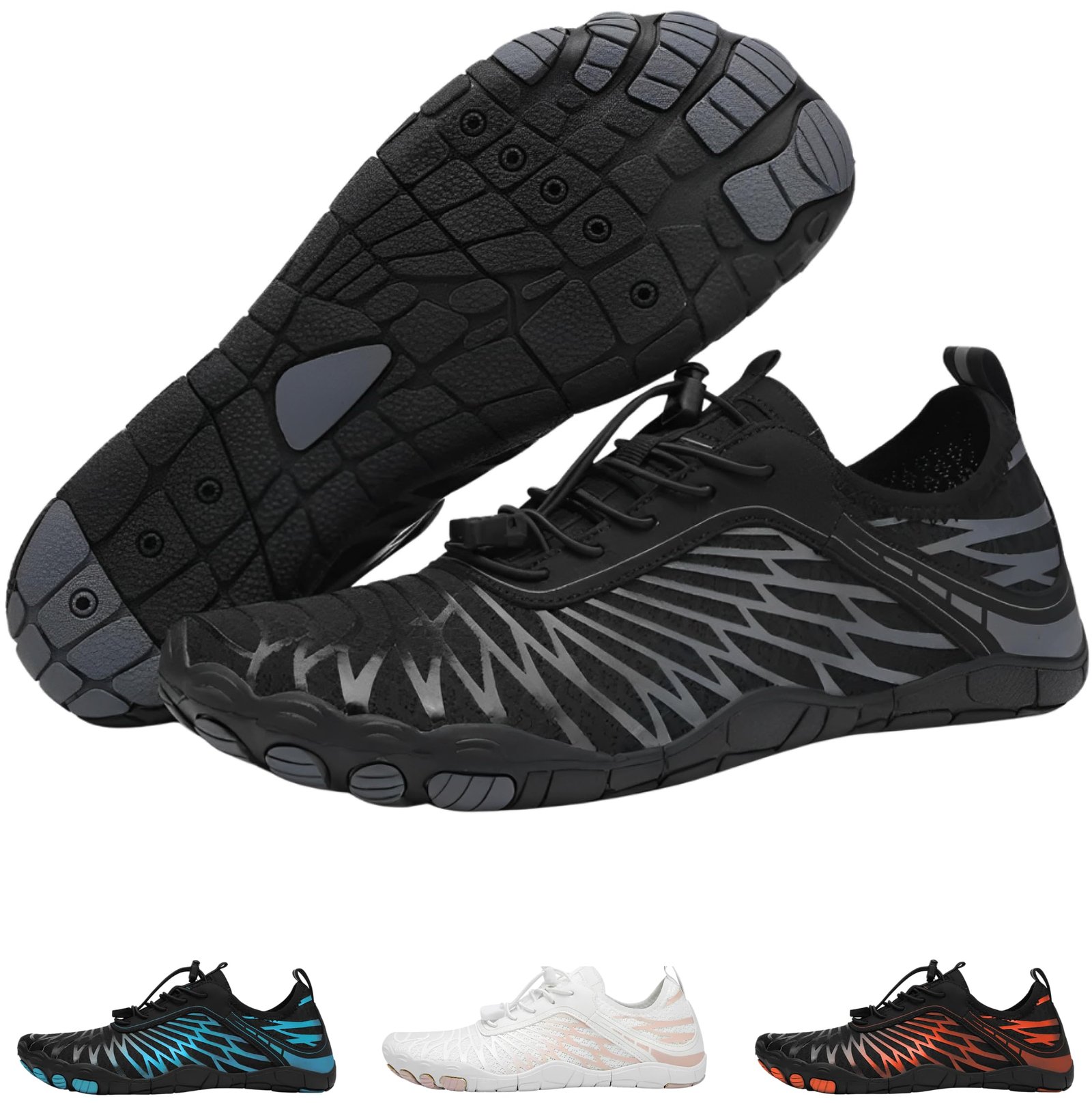 Hike Footwear Lazuli Pro Barefoot Shoes – Minimalist Lightweight Flexible Sneakers with Arch Support for Trail Running, Hiking, Gym & Everyday Walking (Unisex)