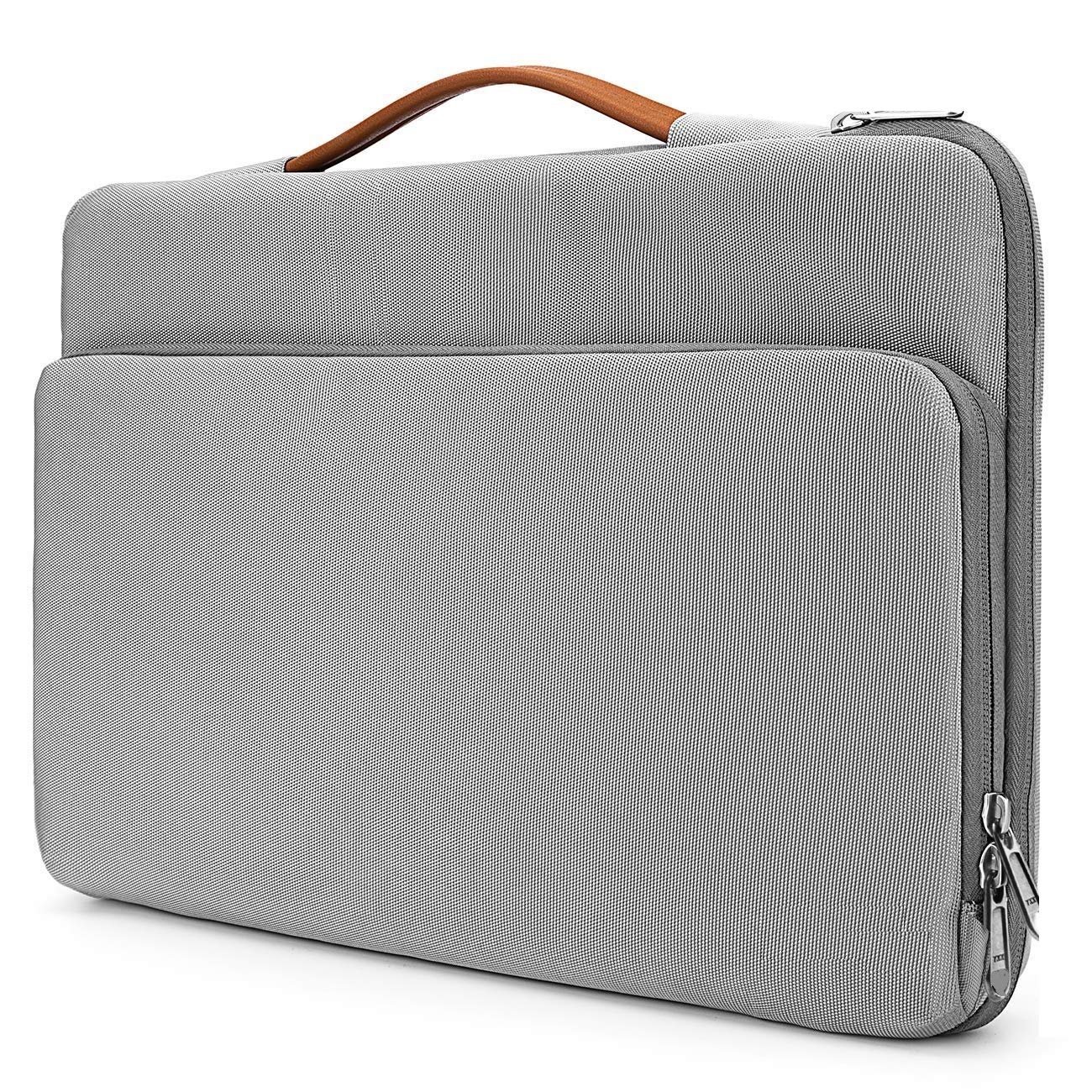 MOCA Compatible Laptop Sleeve Hand Bag Sleeves for 15 15.4 15.6 Inch MacBook Pro Dell 15 15.4 15.6 Inch Laptop Shoulder Messenger Bag Sleeves,Grey