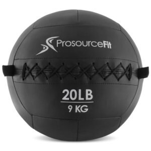 ProsourceFit Soft Medicine Balls for Wall Balls and Full Body Dynamic Exercises, Color-Coded Weights