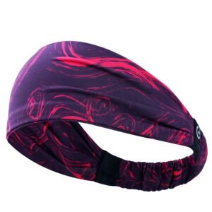 Printed Multifunction Sports Sweatband Headband Microfiber Men and Women (Abstract)