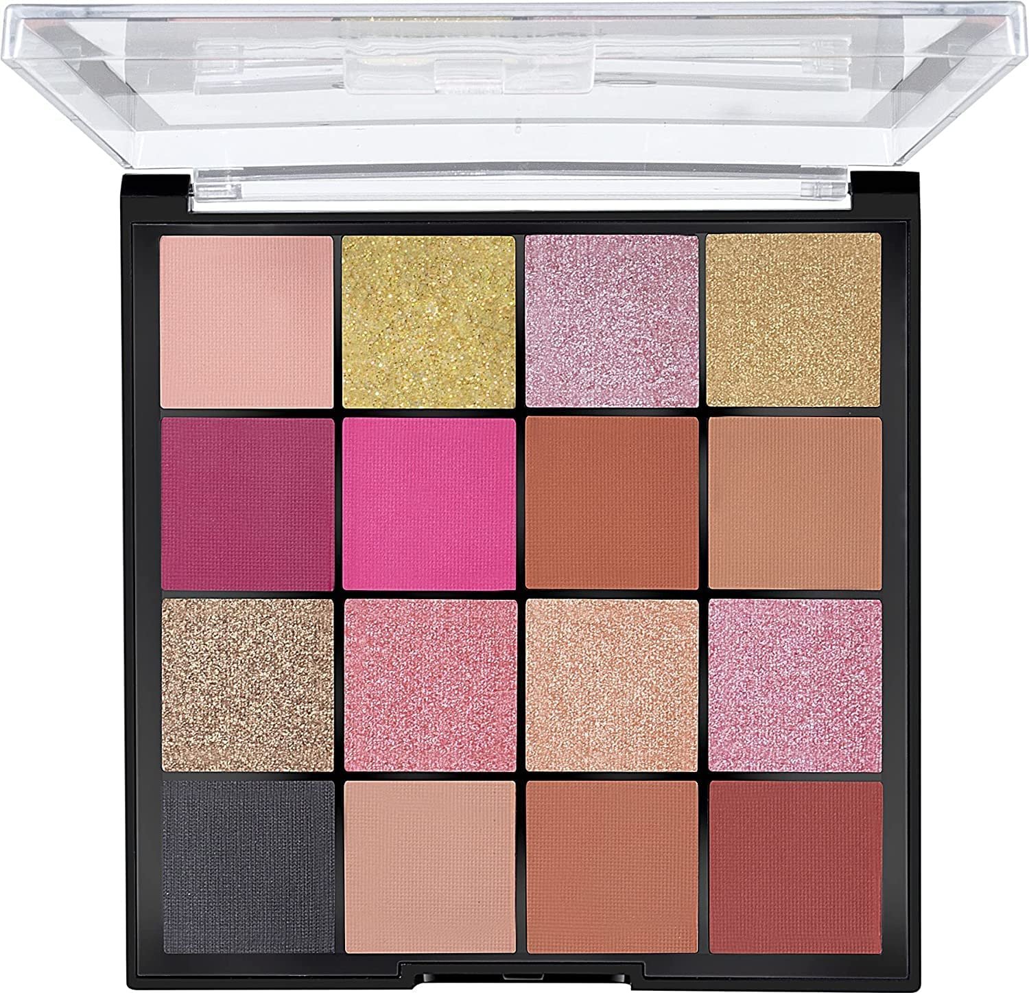 MARS Highly Pigmented Mesmereyes Smoky Eyes, 16-Color Eyeshadow Palette | Multicolor | Matte Finish | Shimmery Eye Shadow Palette (20.8 G) (01-Multicolor)