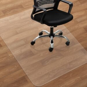 SHAREWIN Office Chair Mat for Hard Wood Floors – 30″x48″ Heavy Duty Anti-Slip Hardwood Floor Protector Rug – Easy Clean