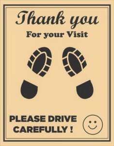 CONVRT® 100 Pcs Disposable Paper Car Floor Mats – Biodegradable Foot Mats for Car Interior – Universal Fit for All Cars, SUVs & Trucks (Size 49 * 38 CM)