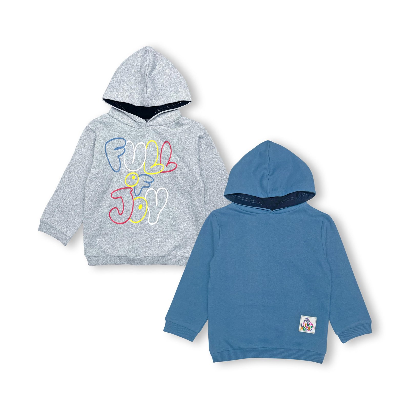 YUV Baby Boys & Girls Cotton Fleece Winter Wear – Pack of 2 Multicolor Hooded Sweatshirt – 6 to 24 Months