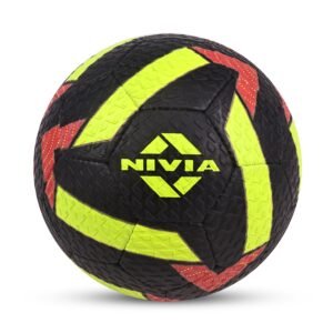 Nivia Street Football, Training Ball, 32 Panels, Durable Rubber Cover Hand-Stitched, Latex Bladder, Training Ball Standard, Made for Practice Sessions, to Play On Hard Ground