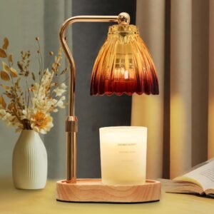 vankada Candle Warmer Lamp with Timer Dimmable, Gold Gift Wax Warmer Lamps