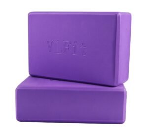 VLFit Yoga Block Set of 2 – Purple Colour