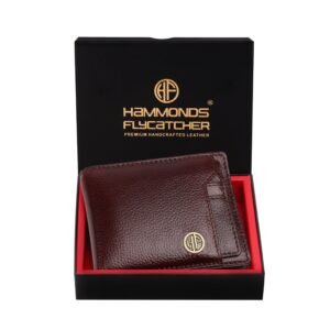 HAMMONDS FLYCATCHER Wallet for Men Leather Original, Mens Wallet, Leather Wallets for Men Stylish, Bi-Fold Wallets for Man, 6 Card Slots, Easy Access Card Slots, Coin Pocket, Gift for Mens – Brown