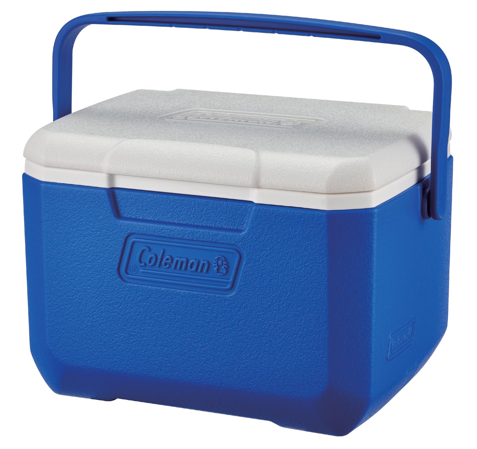 COLEMAN 5 QT Ice Box (4.7 Liter) With Storage Capacity – 6 Cans And Ice Retention – 1 day /BPA Free Material ( Blue )