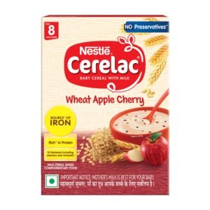 Nestlé CERELAC Baby Cereal, Wheat Apple Cherry, STG2, 360g