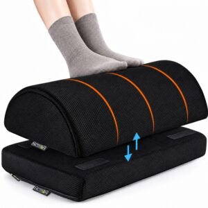 METRON Foot Rest for Office Chair, Under Desk Footrest, Office Leg Rest