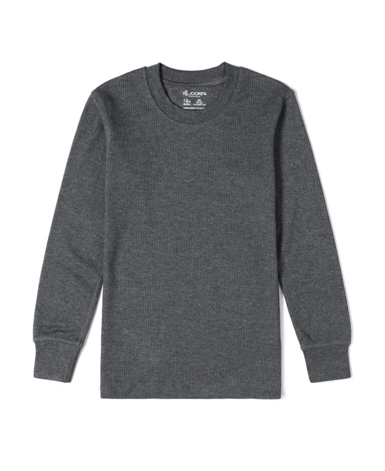 Jockey Kid’s Super Combed Cotton Rich Full Sleeve Thermal Undershirt with StayWarm Treatment