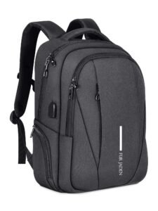 FUR JADEN Laptop Backpack With 15.6 Inch Laptop Compartment | Water Resistant For College School Work for Men & Women