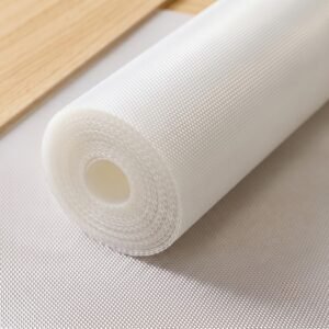 EASYHOME Multipurpose EVA Anti-Slip Mat (60cm x 10 Meter, Clear) – Waterproof, Washable Shelf Liner Roll Sheet for Kitchen, Bathroom, Drawers, Cabinets, Fridge & Table Mat