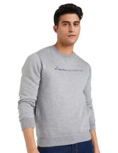 Qube By Fort Collins Men’s Cotton Crew Neck Sweatshirt
