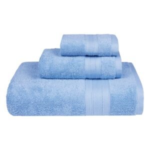 Trident Soft Comfort Air Rich Towels for Bath, 100% Cotton Towel, Super Soft, Highly Absorbent, 3 Pieces Towel Set, 500 GSM – Allure