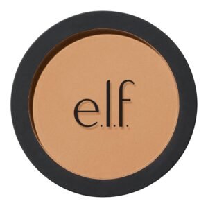 e.l.f. Primer-Infused Bronzer, Long-Lasting, Lightweight & Buildable Powder Bronzer, Delivers A Matte Finish, Vegan & Cruelty-Free, Forever Sunkissed