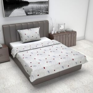 Divine Casa Jungle Print Kids Single Bed Bedspread ? 60×87 Inches with 1 Pillow Cover ? Baby It?s a Wild World Theme