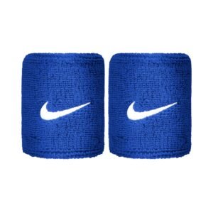 Nike Swoosh Wristbands, Unisex Adult, Black/White, One Size
