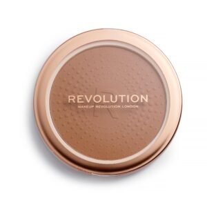 Makeup Revolution Mega Bronzer Warm 02 | Matte Bronzer Powder for Women | Blendable, Highly Pigmented & Long Lasting Face Makeup for Natural Warm Glow | 15g