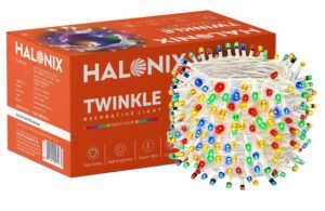Halonix Twinkle 32 Feet Multicolor 46 LED Decorative Light | Diwali Lights for Decoration for Home | Fairy Light | Festival Light | Curtain Light for Decoration | String Light for Diwali | Pack of 1