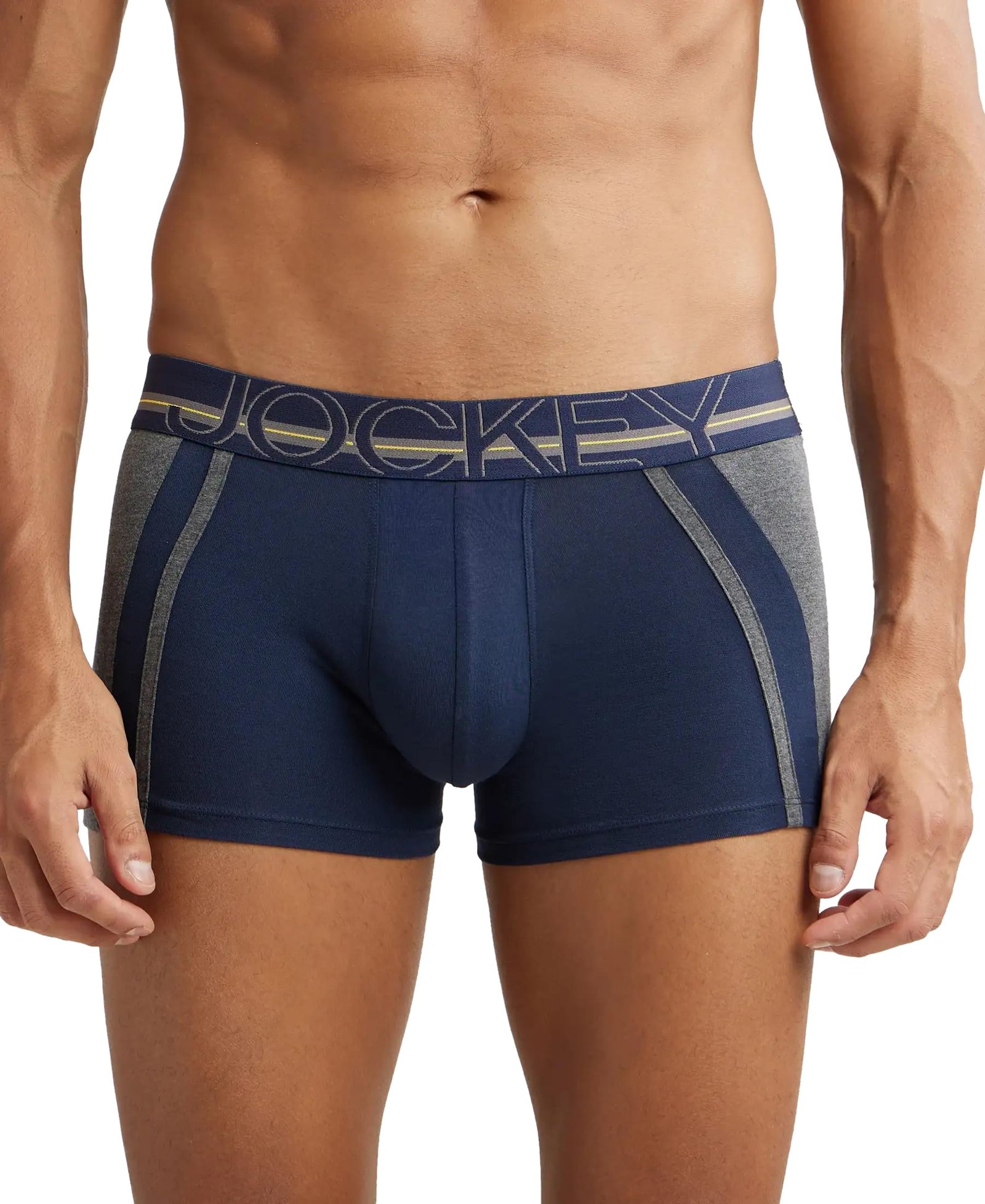 Jockey US21 Men’s Super Combed Cotton Elastane Stretch Solid Trunk with Ultrasoft Waistband