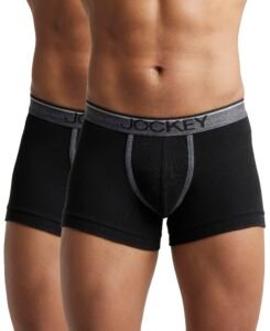 Jockey 8015 Men Super Combed Cotton Solid Trunk (Pack of 2)