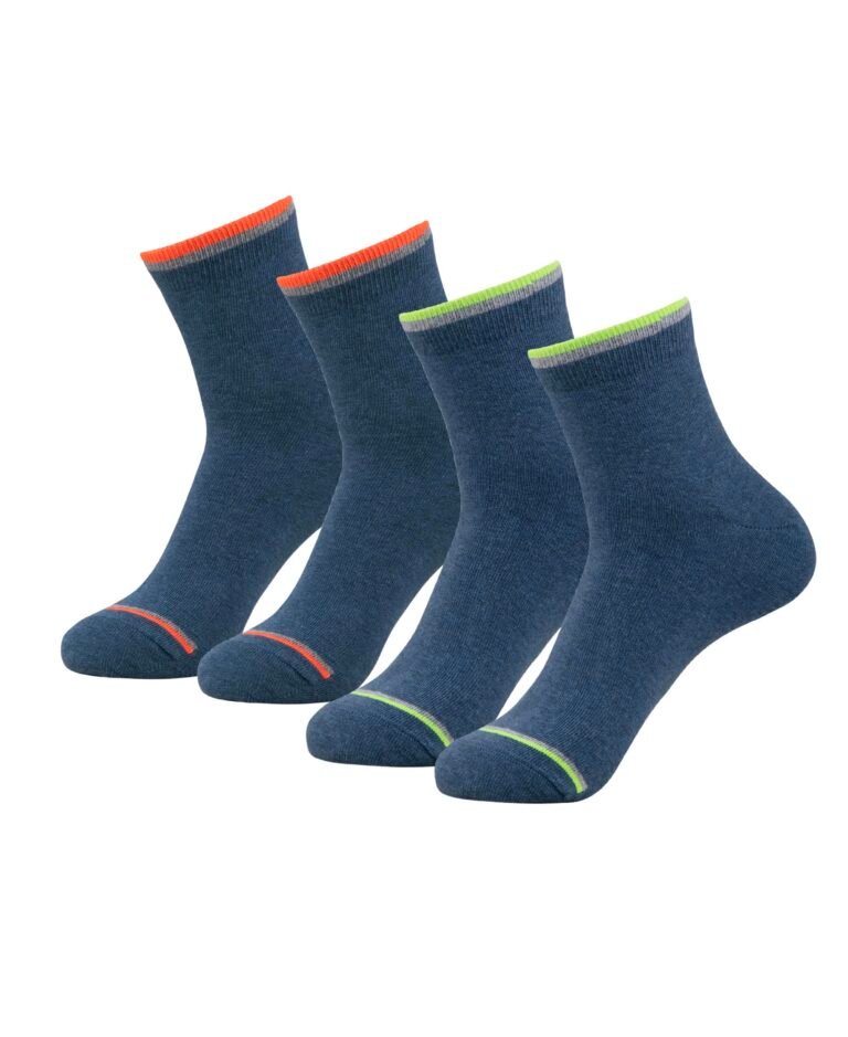 Jockey 7051 Men Compact Cotton Elastane Stretch Ankle Length Socks With StayFresh Treatment_(Pack of 2)