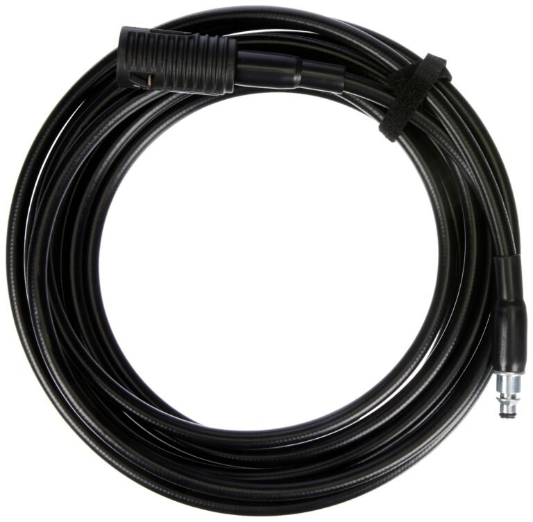 BOSCH High- Pressure Extension Hose Pipe 6m, 9.5 mm Diameter, Extension Hose Pipe, Accessory for Aquatak Pressure washers, Max Pressure 140 Bar, Push-fit Connections, Easy Attachment, 0.79kg