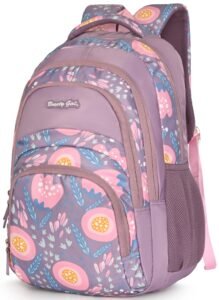 BEAUTY GIRLS BY HOTSHOT FLORAL_1594|SCHOOL BAG|TUTION BAG|COLLEGE BACKPACK|LARGE SIZE|WATER RESISTANT|19 INCH|FOR GIRLS & WOMEN|36 LITERS BACKPACK