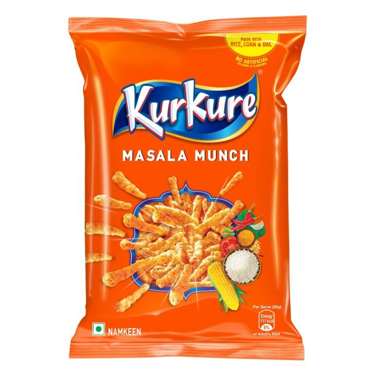 Kurkure Namkeen – Masala Munch, 68g / 81.9g/84.9g (weight may vary)