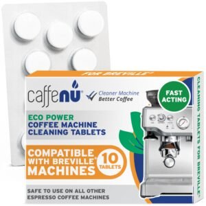 Caffenu Breville Compatible Coffee Machine Cleaning Tablets, 10 Count