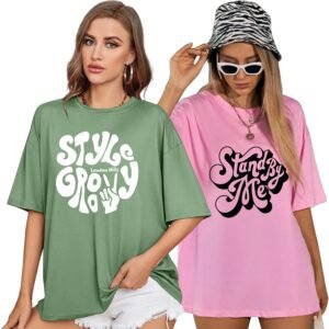 London Hills Women’s Cotton Regular Fit T-Shirt