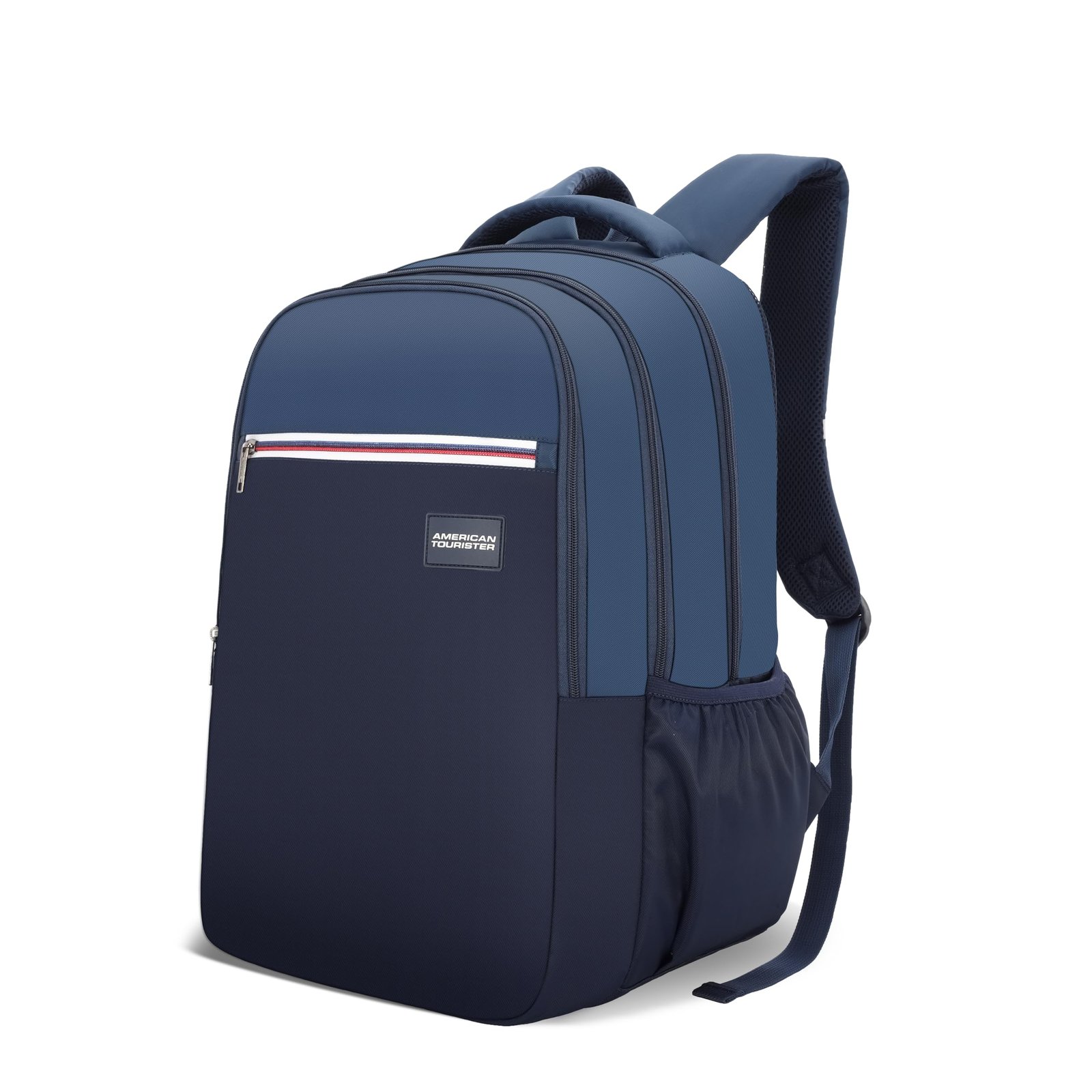 American Tourister Nexa Style 01 | 36L Backpack | Casual Bag | 3 Compartments | School & College Backpack for Men and Women | Navy | 1 Yr Global Warranty