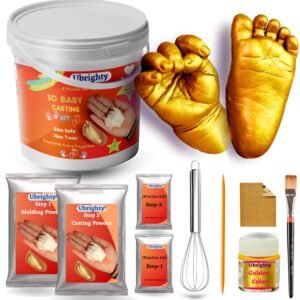 Ubrighty Casting Kit-baby casting kit 2 foot 2 hand-hand casting kit baby hand print and footprint kit Moulding Powder 350 grm, casting powder 500 grm (BABY CASTING KIT)