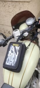 GR GOLDEN RIDERS | M POCHE | Compact & Minimalist Magnetic Tank Bag for All Motorcycles with Rain Cover, Convertible Waist/Sling Pouch
